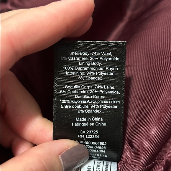 Like new wool coat - Picture 5 of 5